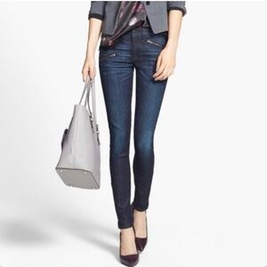 Rag & Bone Kensington Midnight Blue Skinny Jeans Size 27